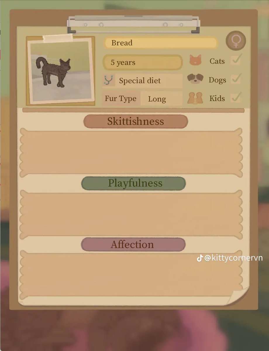 KittyCornerVN's tweet photo. Which cat would you play with?

In Kitty Corner Cafe, each cat has its own personality! Through its skittishness, playfulness, and affection- each cat has a unique combo of traits and areas it likes (or hates!) to be pet).

#CozyGames #WholesomeGames https://t.co/wCKUyrYdIG