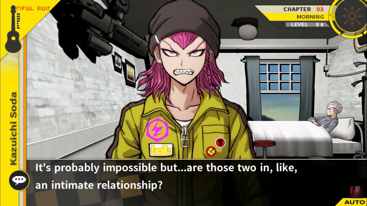 c0unciil's tweet photo. I really enjoy the consistency of the #DR2 characters and as a Kazuichi defender, I find it endearing that he's been influenced by his dad. He has his own definition of "man" and he's adhering to it. Even in the way he calls his dad "my old man" has weight https://t.co/4DcFu0Tk2L