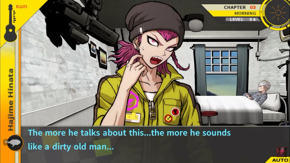 c0unciil's tweet photo. I really enjoy the consistency of the #DR2 characters and as a Kazuichi defender, I find it endearing that he's been influenced by his dad. He has his own definition of "man" and he's adhering to it. Even in the way he calls his dad "my old man" has weight https://t.co/4DcFu0Tk2L