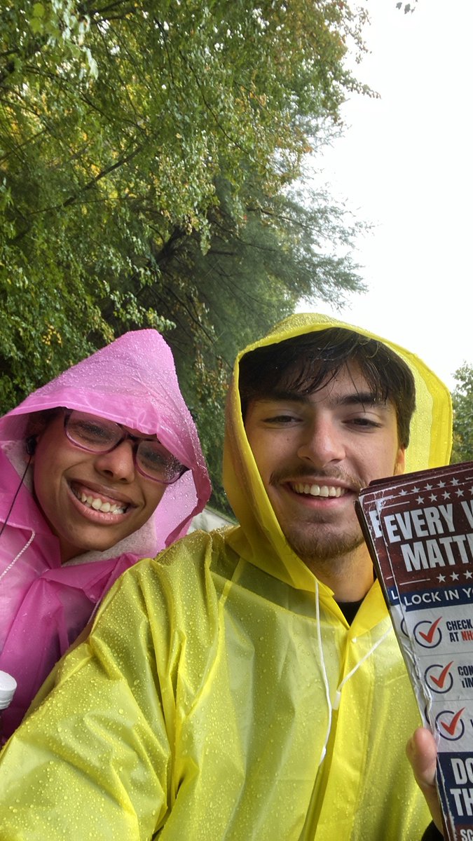 BrentTweedNH's tweet photo. A Nor'Easter didn't keep Citizens Alliance doorknockers from hitting doors this weekend.  We are going to turn NH red on November 3rd! https://t.co/HGXV9lriz2