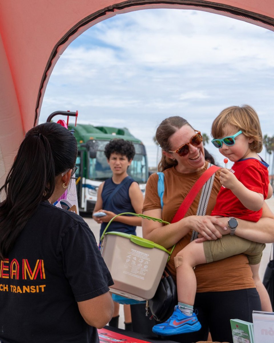 lbtransit's tweet photo. 🚌 Bus Fest was the perfect way to wrap up SoCal Transit Month! Thanks to everyone who joined us for beachside bus fun. 🌊

Thank you @carlitelb @movelatransit for having us! We love connecting with our community. ❤️ https://t.co/ekIovLQdj9
