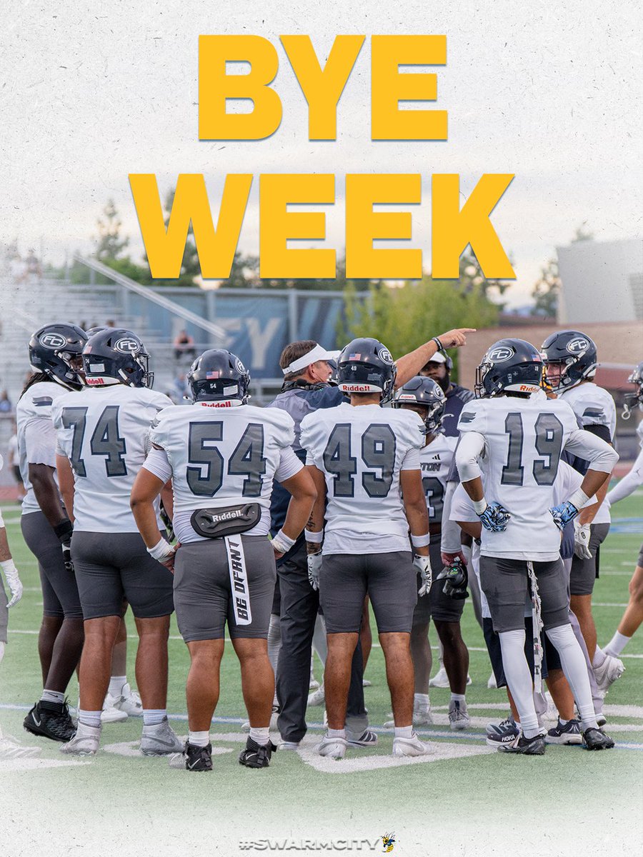 FullColl_FB's tweet photo. BYE WEEK ⏳
T-9 days until game day at Sherbeck Field on Thursday October 8th 
#swarmcity https://t.co/E07ultCArN