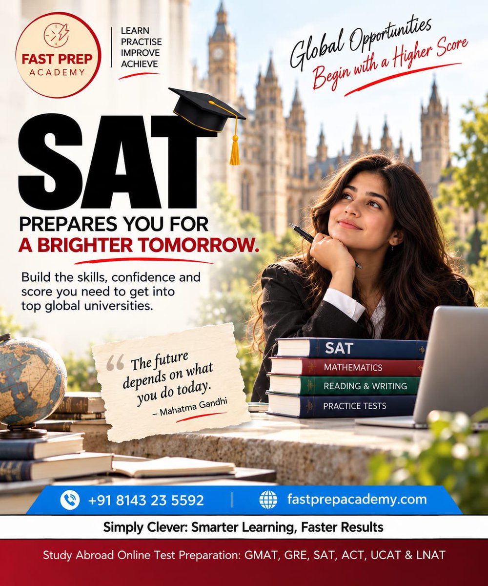 fastprepacademy's tweet photo. Are you struggling to improve on your SAT? Do let us help you ace the test online.

#dsat #sat #prep #online #coaching https://t.co/kuLbTWqkyz