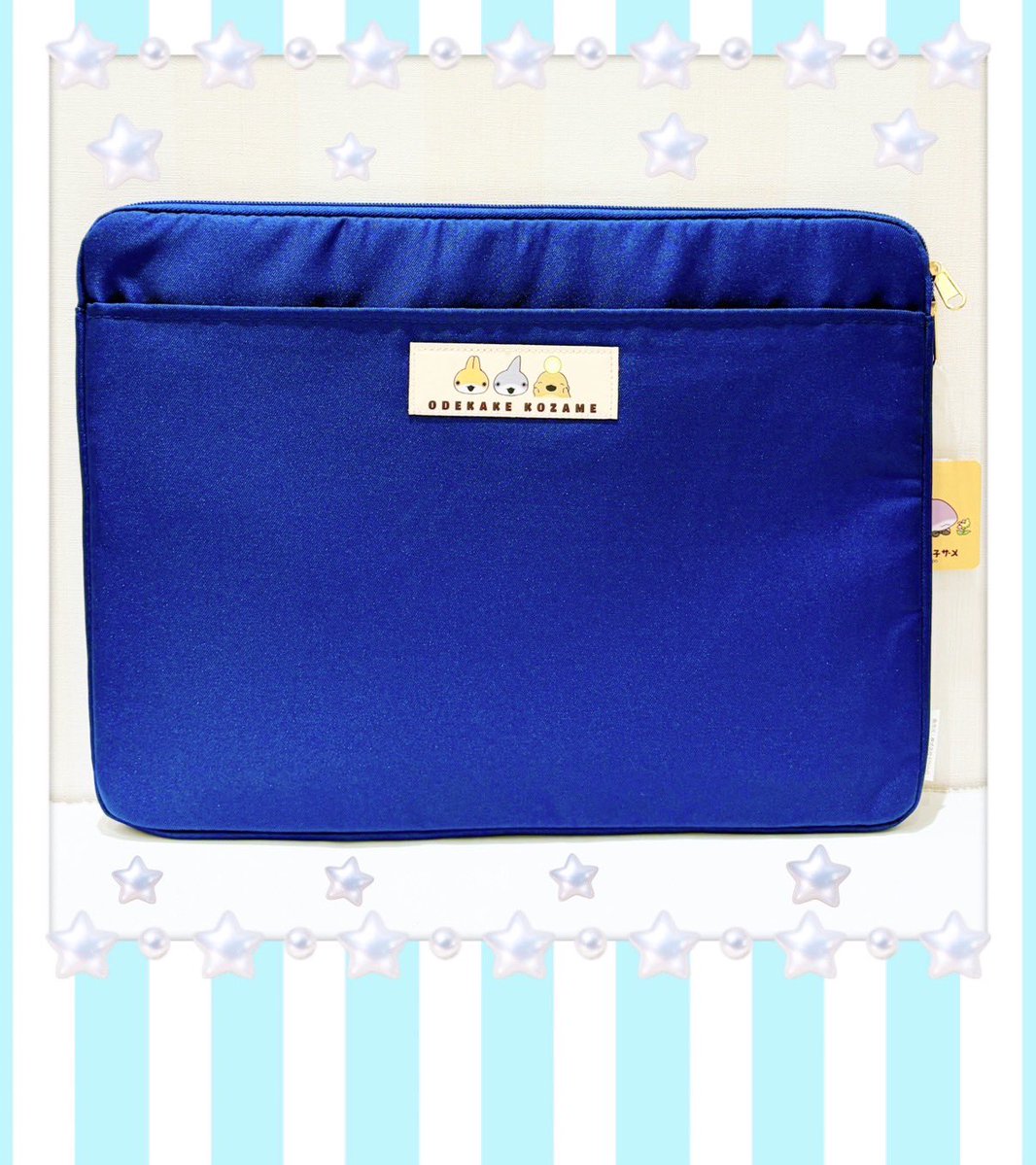 munyu_nagoya's tweet photo. 🩵新入荷紹介🩵
#おでかけ子ザメ より
『パソコンケース』が新入荷いたしました💻⚓️

サイズは(約)たて29cm✖️よこ39.5cm✨裏にはポケット付きで #あんこうちゃん と #うさめちゃん もいるよ🎶

名古屋パルコ東館B1階にてご来店お待ちしております🦈
#子ザメちゃん https://t.co/BCcw2TPsQL