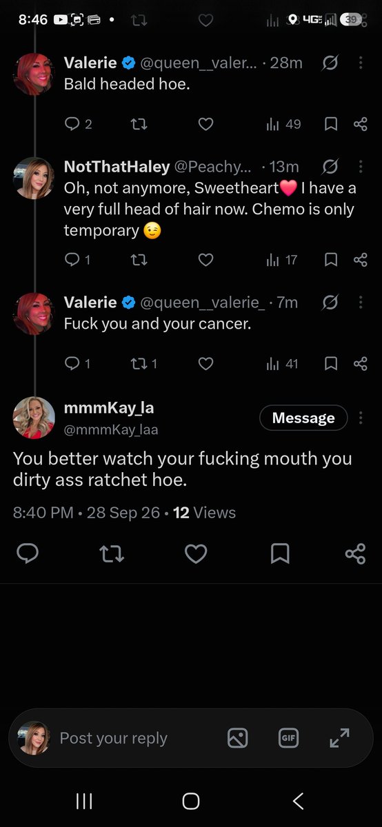 PeachyPaws7's tweet photo. Fuck this broke ass bitch! Ive been off work for a year as of October 1st as a single mother of 3 kids because of cancer and have yet to ask anyone for a dime ... or lose my house! 🤣🤣 https://t.co/7h41NX5ufy