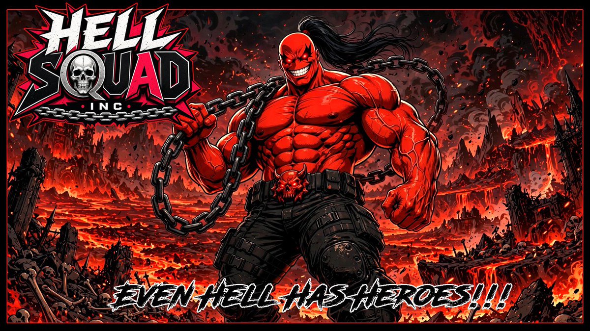 HELLSQUADINC's tweet photo. @Ilyasexart THE HELL SQUAD !!! https://t.co/mygY9Owx5u