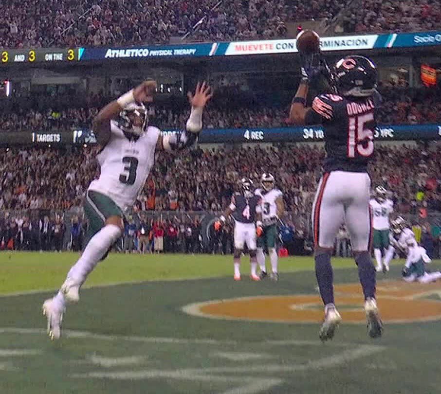barstoolchicago's tweet photo. Luther Burden YOU are the WR1 of the Chicago Bears https://t.co/KqUx7xY042