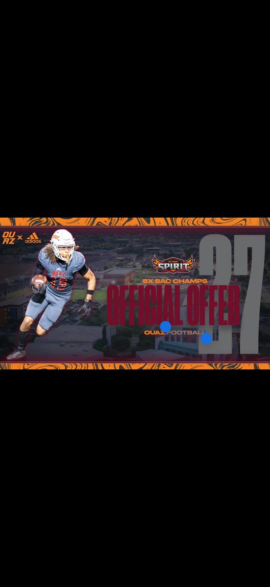 LamarcusTay2025's tweet photo. After a great talk with @Coachnickfran I am blessed to receive my first offer @OUAZFootball #AGTG https://t.co/ICYTghcKmt