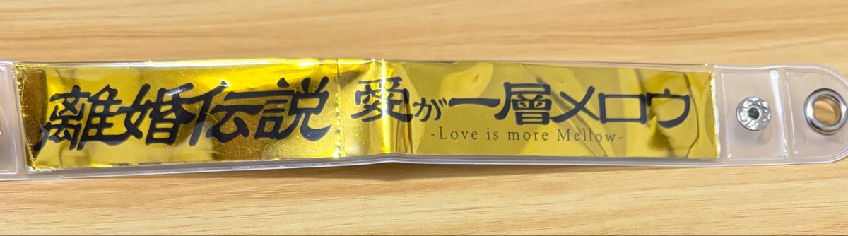 rkn_d_luv's tweet photo. 武道館の銀テをキーホルダーに✨帰りのフライヤーに入っていた短めの���つで試しに作ってみたけど不器用すぎて苦戦した🫠修行が足りん🧘💭

#離婚伝説 https://t.co/VkN2RYyT4b