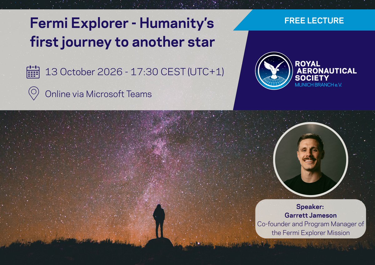 LailaDeeb1's tweet photo. Humanity's first spacecraft to another star is on the way. 🚀

@FermiExplorer aims to launch within 3 years and reach Alpha Centauri in about 80,000 years.

Co-founder and Program Manager @GarrettJameson  joins our free webinar on 13 Oct. 👇 https://t.co/w8RG1qi9ET