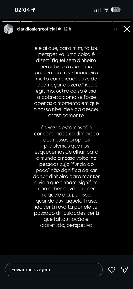 sousa_ritta's tweet photo. O Cláudio alegre aqui falou tudo #bbtvi https://t.co/T9S8Tis9Yg