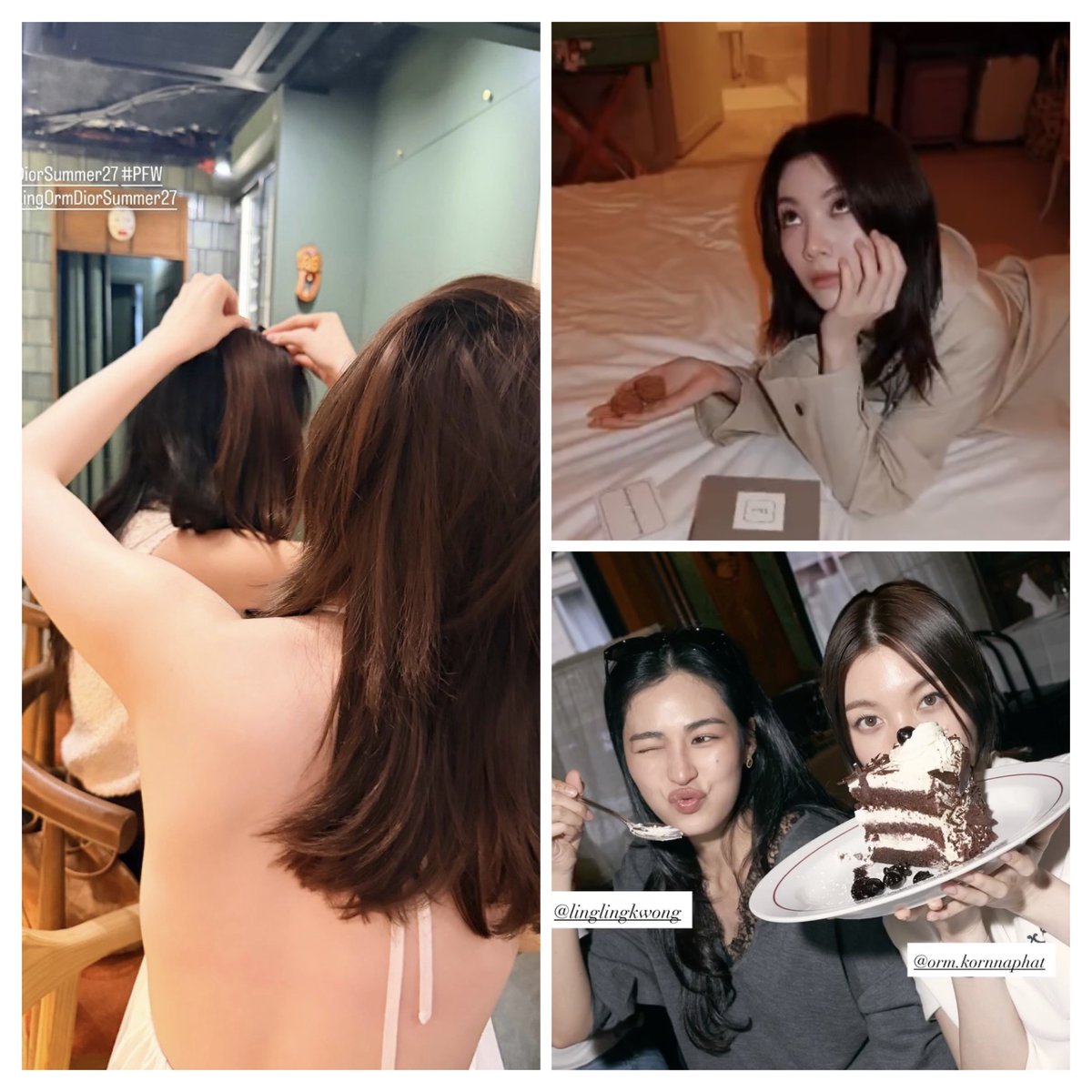 Wyvern_801's tweet photo. น้ำใจ ยิ่งให้ยิ่งได้ นอนห้องเดียวกัน กินข้าวร่วมกัน ช่วยกันแต่งเนื้อแต่งตัว มิตรภาพลูกผู้หญิง เฟรนลี่ในระดับ'แฟน'พรี่~~ 5555555555555

#LinglingKwong #OrmKornnaphat
#LingOrmDiorSummer27 #LingOrm
#Dior #DiorSummer27 #PFW https://t.co/6sB0QxmzDN