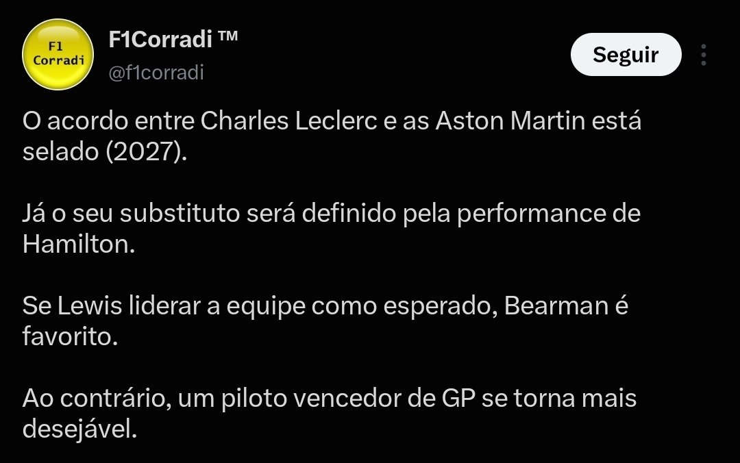SardonRacing's tweet photo. @TazzioNuvolari @Formule1 @f1corradi Deve saber muito mesmo, mais até que os próprios pilotos às vezes... Só não posto mais pra não ficar feio pro lado dele. https://t.co/M8J5Cx8COI