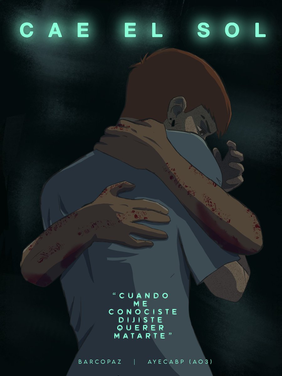 ayecabp's tweet photo. Hacia portadas para su fanfic, re fantasma la mina deah 

#barcopaz inspirado en leviticus https://t.co/uFukPgapc4