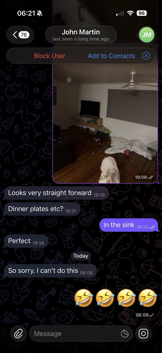 AlphaKoen's tweet photo. 🚫 Name &amp; Shame - Fucking time waster. 🚫 had me thinking he was going to be my domestic slave full time. Had my missus and I shift things around so he could clean our place.

Instead, wasted my fucking time and breath. Stupid cunt. My missus and I are fucking fuming. https://t.co/YFJqAMuXPI