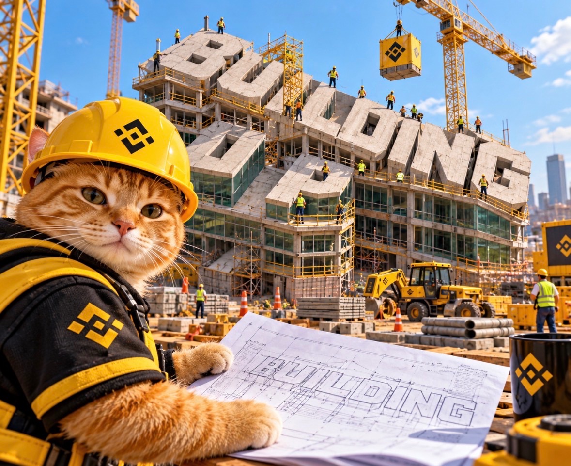 CTOBNBCAT_x's tweet photo. @binancezh Everyone’s building today. 🏗️
Mind if the cat joins the crew? 🐱 https://t.co/wNomxV3elN