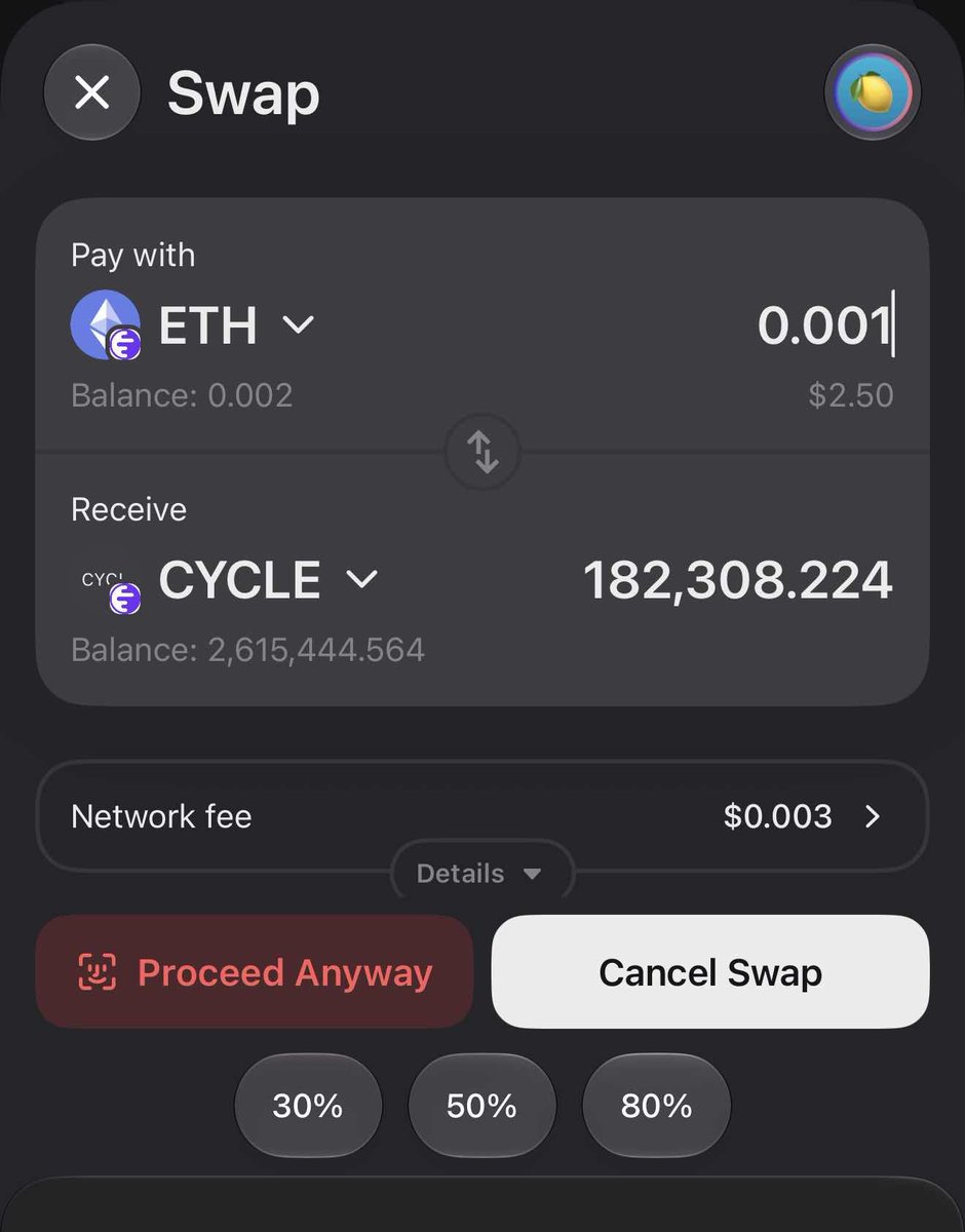 CycleCorpINK's tweet photo. As promised, the DEX routing is completely fixed. 🛠️

​You can now swap $CYCLE seamlessly via all wallets and trading bots. Token is also officially tradable directly on OpenSea!

Buy here: https://t.co/zajEHpdf4u

​The infrastructure is ready. Let's spin the flywheel. https://t.co/Bh3iGLP5k9