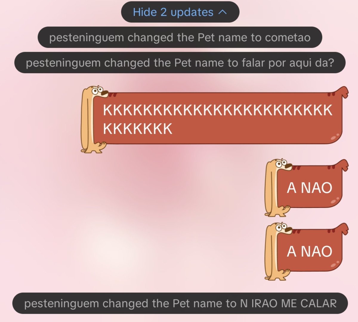 emriichi's tweet photo. o cara tomou ban no tiktok e está se comunicando via nome de pet https://t.co/lyc4wPlphX