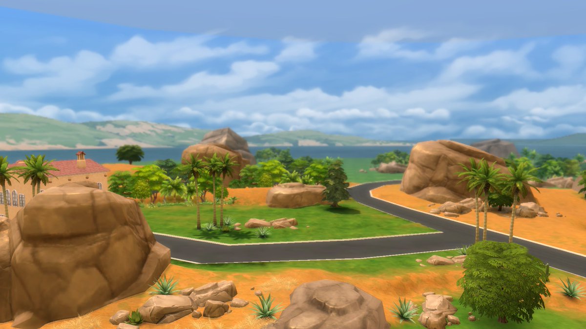 ArdoSims's tweet photo. Oasis Springs is now surrounded by water! https://t.co/n4JFyJOpOR