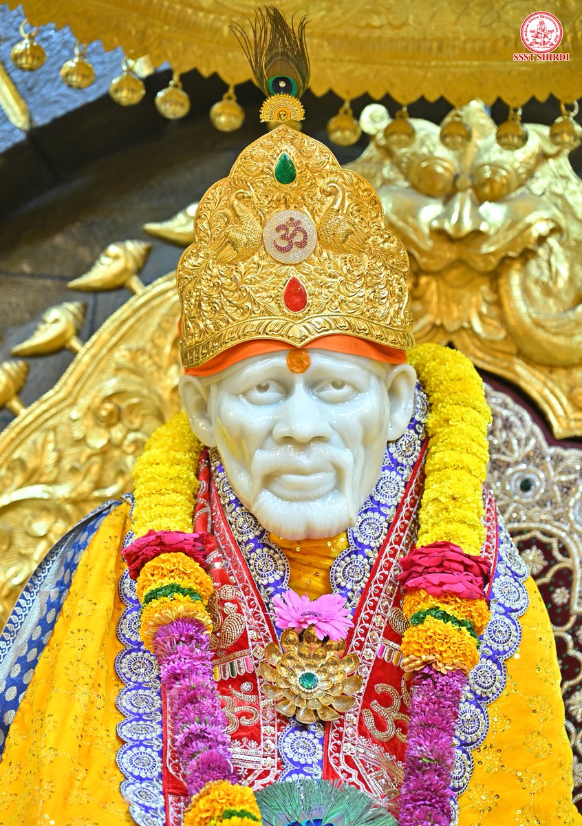 SSSTShirdi's tweet photo. *!! ॐ साई राम !!*
*श्री साईबाबा संस्थान विश्वस्त व्यवस्था,शिर्डी*
*!! ॐ Sai Ram !!*
*Shri Saibaba Sansthan Trust, Shirdi*
≈≈≈≈≈≈≈≈≈≈≈≈≈≈≈≈≈ 
*आरती :-शिर्डी माझे पंढरपुर*
*मंगळवार २९ सप्टेंबर २०२६*  
*Aarti :-Shirdi Majhe Pandharpur*
*Tuesday 29 September 2026* https://t.co/uwF8kdEKGb