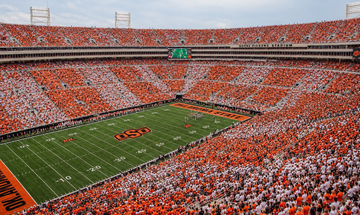 RoughneckPeter's tweet photo. If Oklahoma State proves it can Consistently be a playoff team, should they look to expand BPS with an upper bowl?

Note: BPS was built with the intent of an upper bowl https://t.co/NllFFEAXrJ