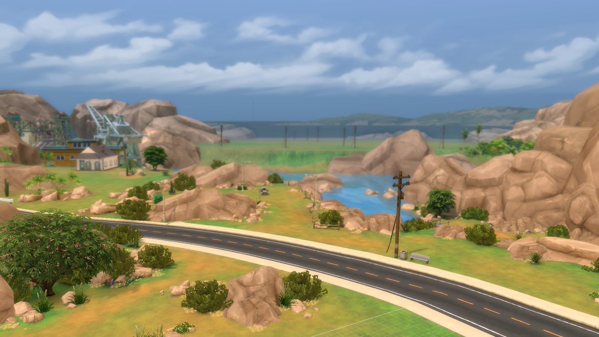ArdoSims's tweet photo. Oasis Springs is now surrounded by water! https://t.co/n4JFyJOpOR