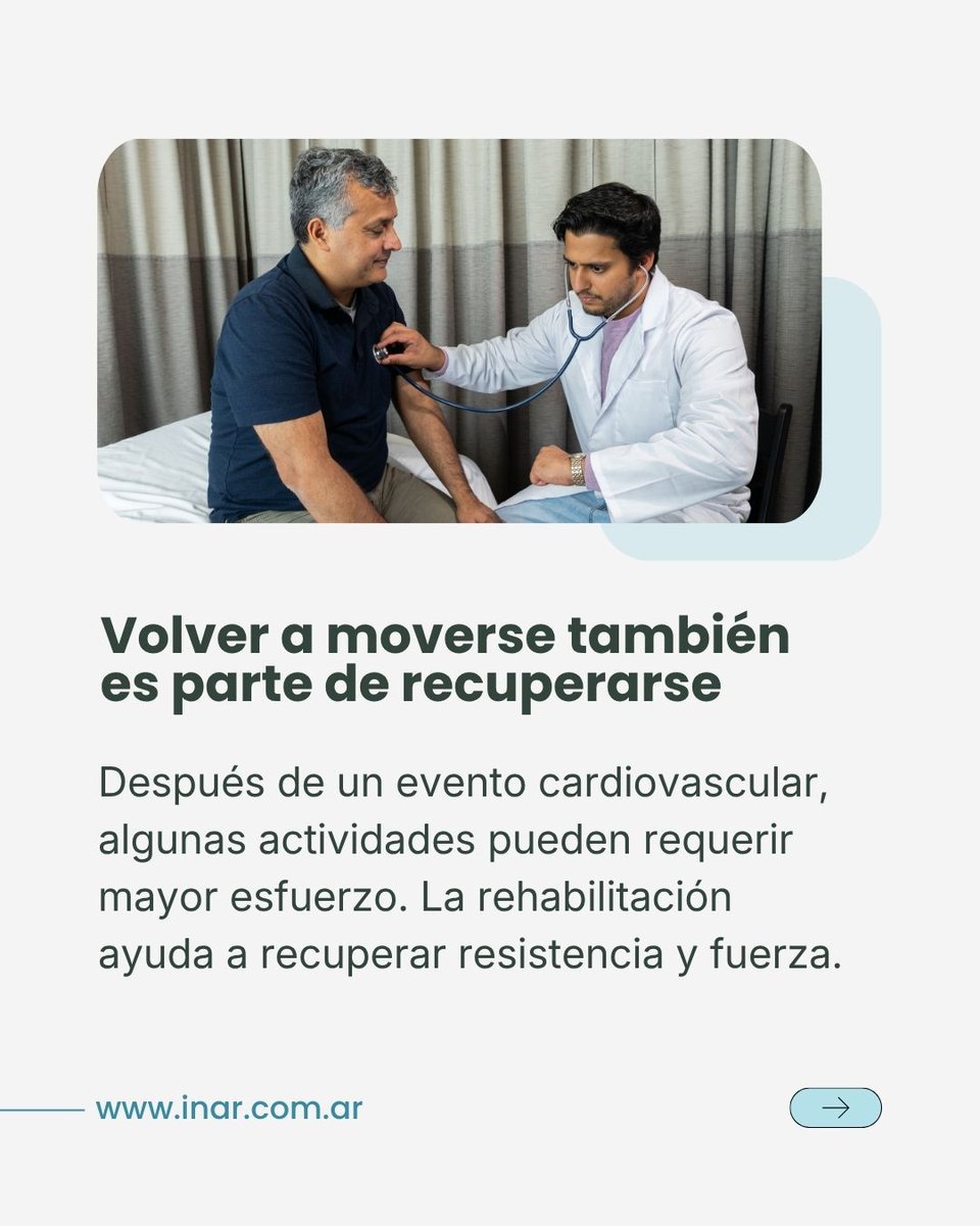 inarargentina's tweet photo. En este Día Mundial del Corazón, desde INAR destacamos la importancia de una recuperación integral y personalizada.
#inar #recuperacion #rehabilitacion #trabajointerdisciplinario #salud #argentina https://t.co/YyxDoKfmPx