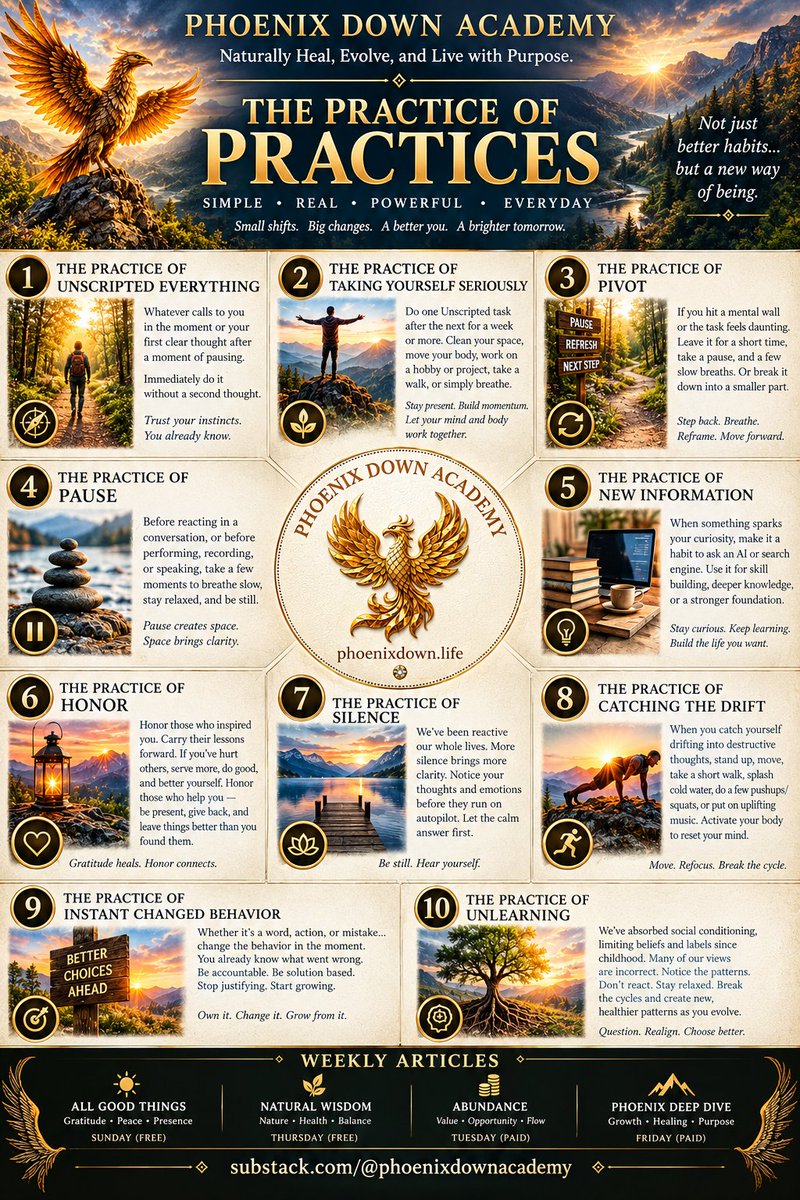 RobertS3684's tweet photo. For more Practices from my own Experiences and Daily Wellness.
https://t.co/xBWTuRlbqv
Phoenix Down Academy
https://t.co/aXAfEIjyzd
#PracticeOfPractices #SimplePractice #PersonalEvolution #PhoenixJourney #HealingJourney #RecoveryJourney #GrowthJourney #PhoenixDownAcademy https://t.co/124r93cOMg