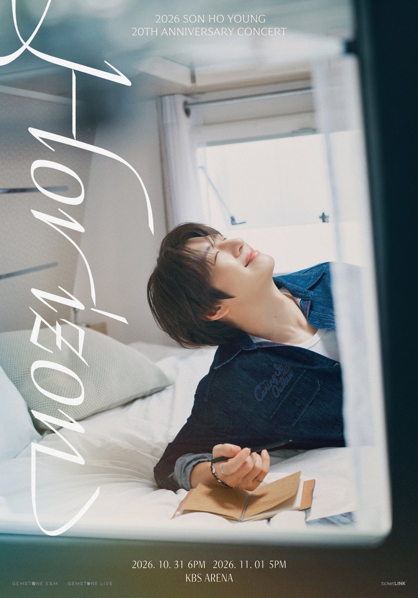 Hoi_official's tweet photo. 2026 SONHOYOUNG 20TH ANNIVERSARY CONCERT [HORIZON]   

🗓️Date 
2026.10.31 (SAT) 6PM (KST) 
2026.11.01 (SUN) 5PM (KST) 

📍Venue 
KBS ARENA 

🎫Ticketing Platform
티켓링크ㅣ2026.10.02 (FRI) 8PM (KST)

#SONHOYOUNG #손호영
#HORIZON https://t.co/qgmuTD9F3H