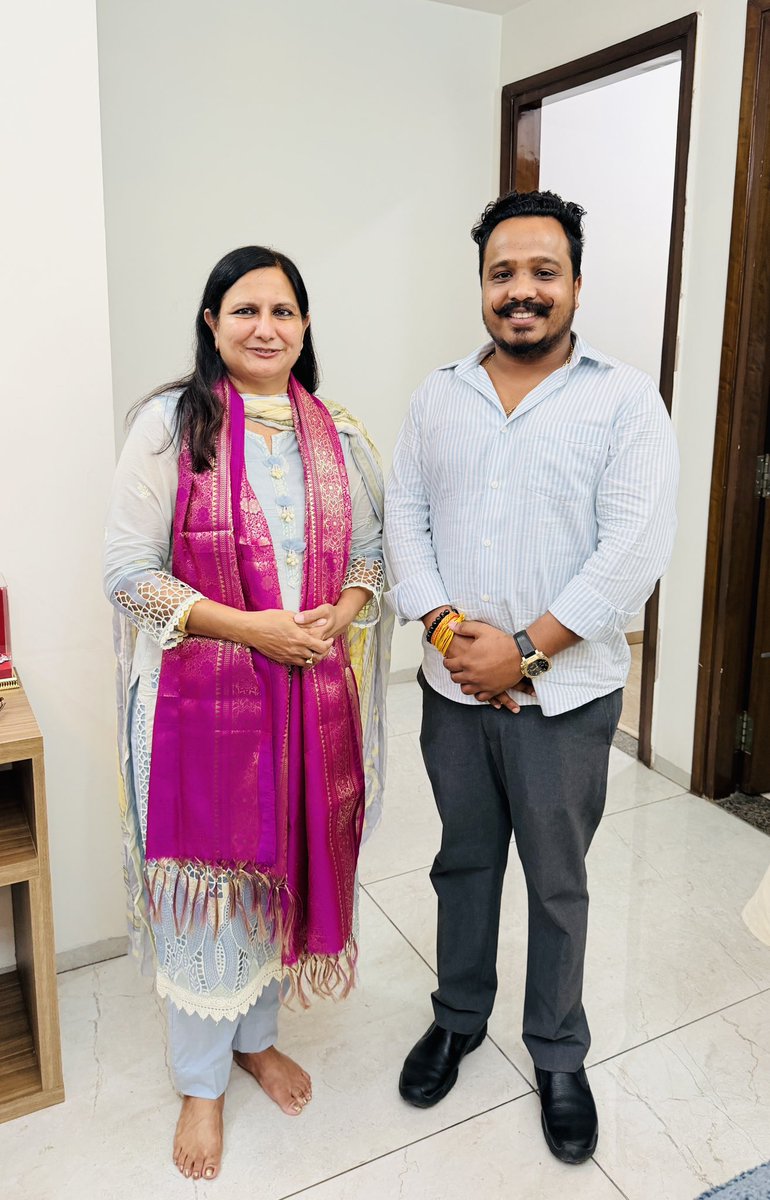 MukulGuptaBJP's tweet photo. पश्चिमी दिल्ली से हमारी लोकप्रिय सांसद, सह-प्रभारी महाराष्ट्र श्रीमती Kamaljeet Sehrawat जी को जन्मदिन की हार्दिक शुभकामनाएँ। 
आपका समर्पित नेतृत्व और सेवाभाव हम सभी के लिए प्रेरणा है। माँ भवानी आपको दीर्घायु और उत्तम स्वास्थ्य प्रदान करें। https://t.co/mSzqn1G0hO