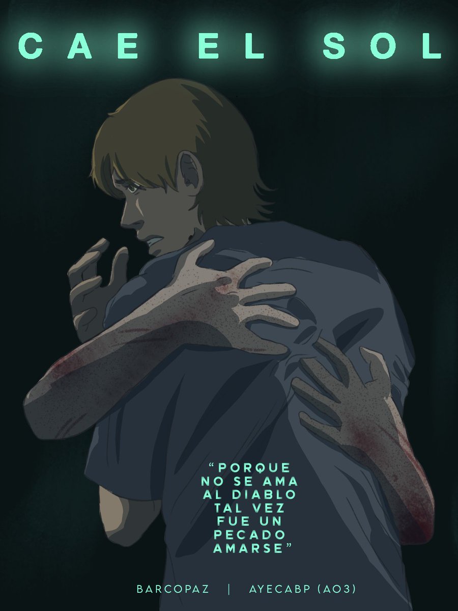 ayecabp's tweet photo. Hacia portadas para su fanfic, re fantasma la mina deah 

#barcopaz inspirado en leviticus https://t.co/uFukPgapc4