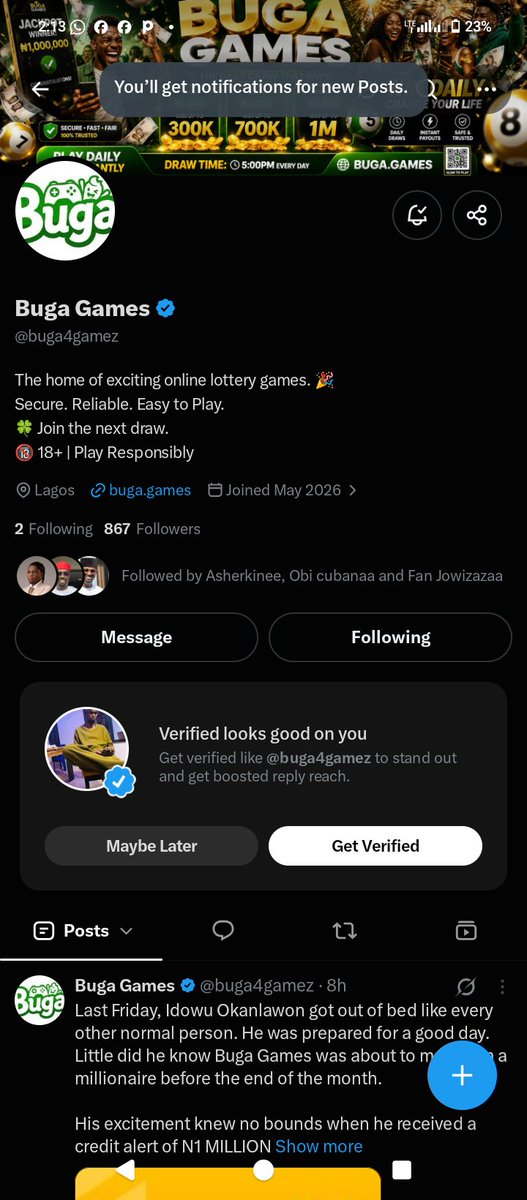 JaneLynno64n's tweet photo. @Jowizazaa_gives @buga4gamez @Com_Obicubana Done sir please 🙏 https://t.co/UOGCs5JJ7m