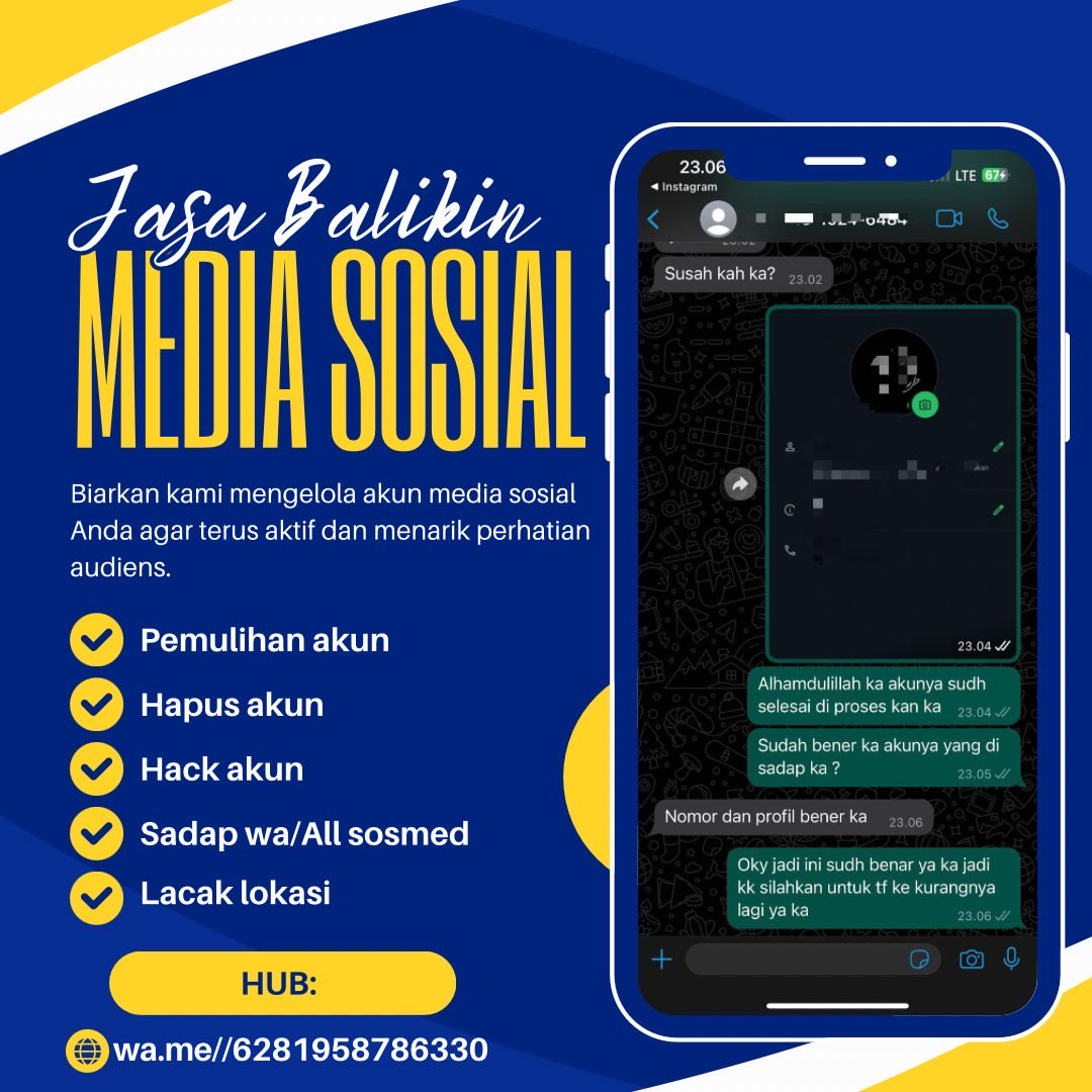 kfracty's tweet photo. Open jasa balikin &amp; pulihkan akun.
✅pemulihan akun
- instagram, tiktok, whatsapp, line, facebook, X, gmail, telegram dll
✅ hapus akun
- facebook, tiktok, instagram, line, whatsapp, twitt /X , dan lainnya
Sadap Wa, hack akun, lacak lokasi

#zonauangㅤ https://t.co/DNtQpcKp1f