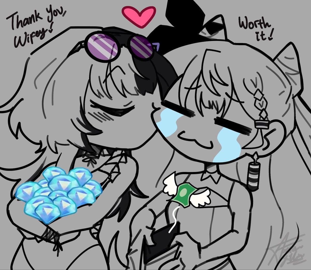 9aidenf's tweet photo. Anything for wifey 💕
#GreyScaleX #Zetacrylic #ShiorinSketch https://t.co/vV2I9oGt00