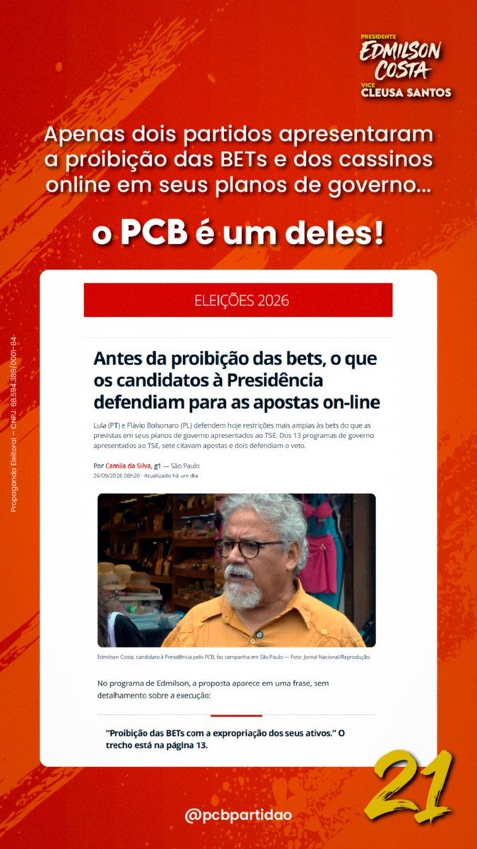 PCBpartidao's tweet photo. https://t.co/9041oO0IzL
