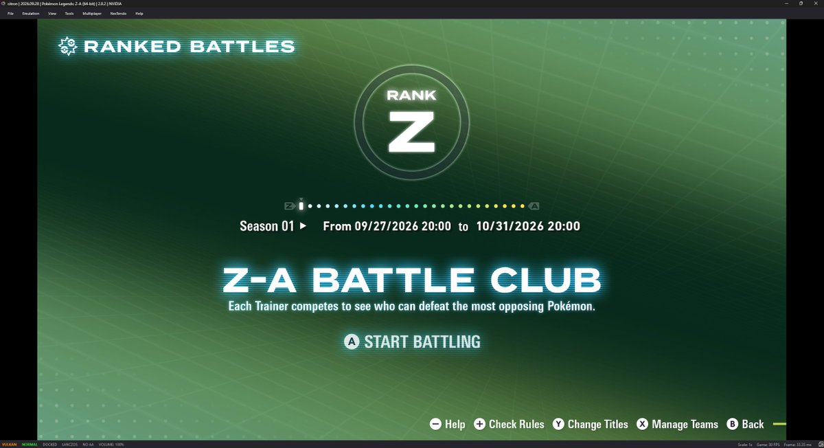 NextendoNetwork's tweet photo. Get ready to climb the ranks and save Lumiose City! Pokémon Legends: Z-A is currently in development for the Nextendo Network. https://t.co/9JsZChlI5v