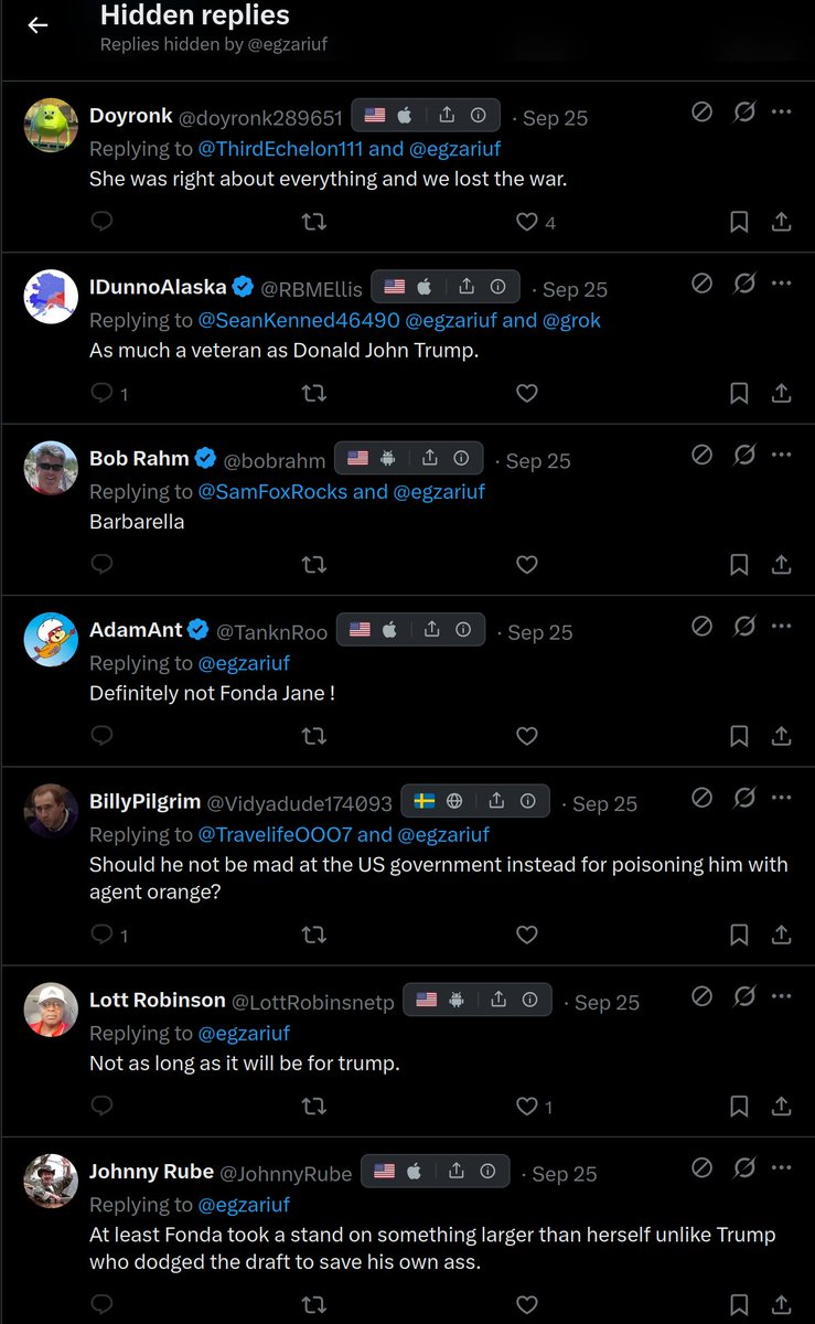 bunnymaximalist's tweet photo. @ritagayworths they love the hidden replies feature so much https://t.co/MxAUSaDBx5