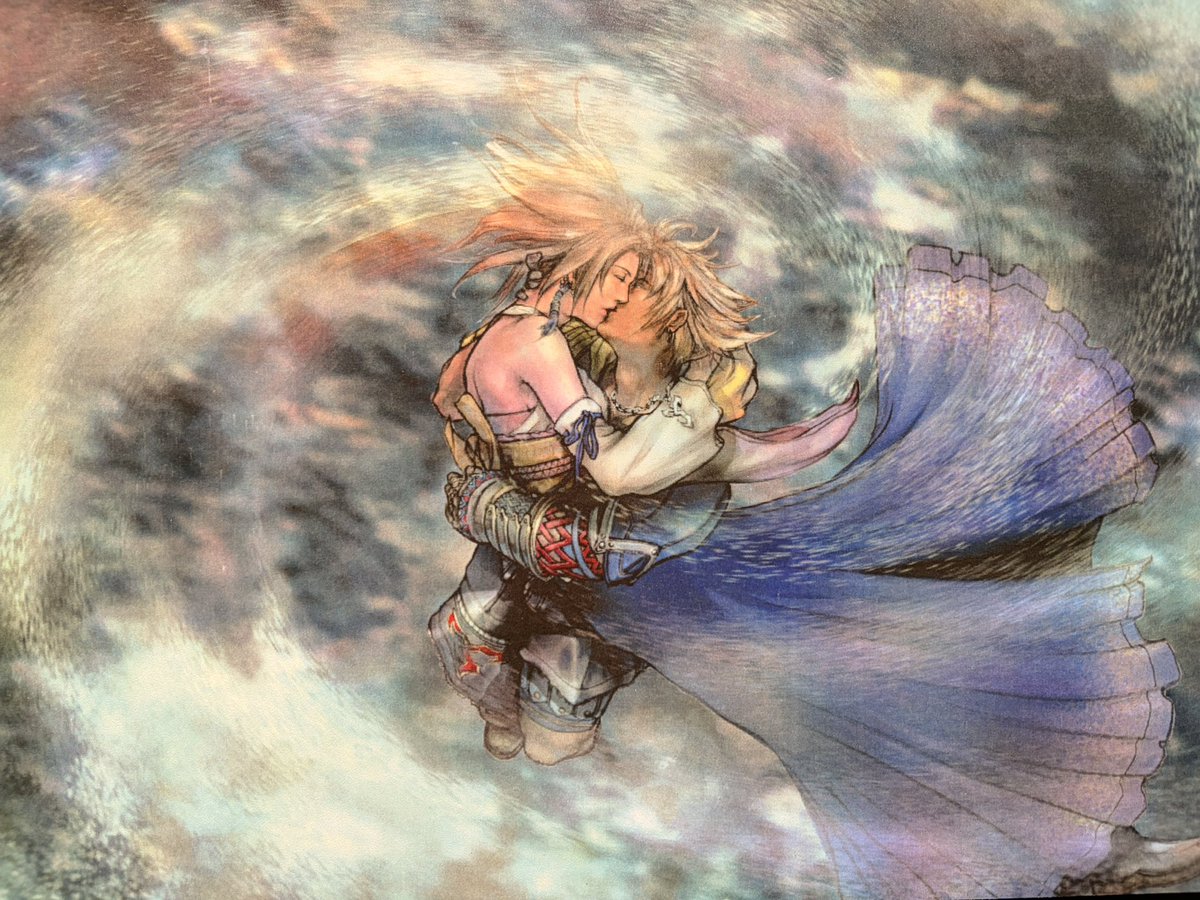 ut_6_24's tweet photo. FF10の展示終わったので載せちゃいますが、このイラストが生で見れたのは本当によかった😭素敵だね…🫶 https://t.co/yzoi2Uy4xH