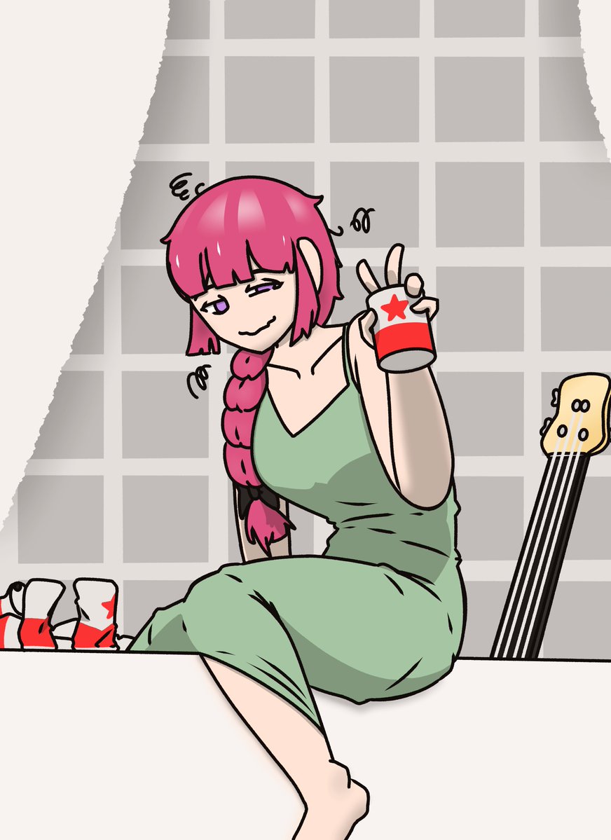 TomomoApple's tweet photo. Drunken lady
#bocchitherock
#fanart
#kikuri https://t.co/QJXFlHwXWV