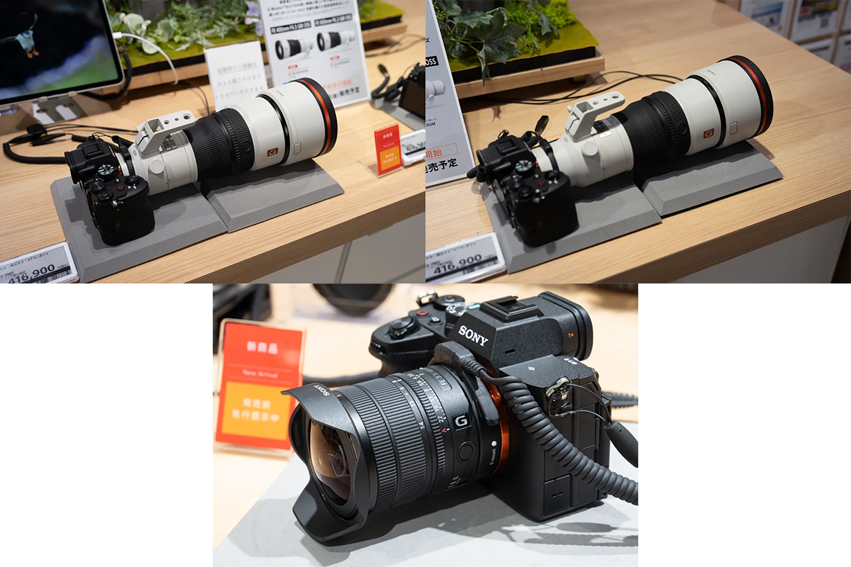 CallTencho's tweet photo. ソニーストア先行予約販売開始!｢FE400mmF4.5GMOSS｣｢FE600mmF6.3GMOSS｣｢FE8-14mmF3.5FisheyeG｣ https://t.co/6HFHV0ITJB #店長のつぶやき日記 #ソニーショップ #コール徳島 https://t.co/uzOMc6HLtR