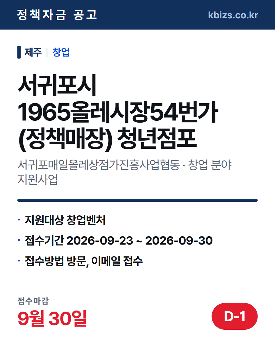 thekbizs's tweet photo. 오늘의 정책자금 공고 5건 · 수출·판로

① [경남] 2026년 해양수산 창업투자지원사… — 10월 2일 마감
② [전국] 2027년 미국 피닉스 반도체 산… — 10월 15일 마감
③ [경남] 2026년 ICT 이노베이션스퀘어… — 10월 12일 마감

#중소기업정책자금융자 #중소기업정책자금센터 #수출 https://t.co/LH9M19HJv5