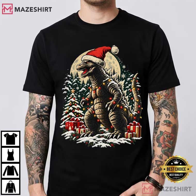 Godzilla vintage kaiju style graphic tee product shot from Twitter