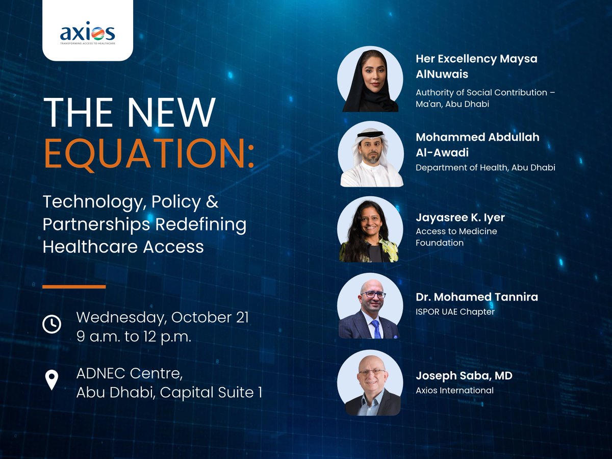 Axiosint's tweet photo. What’s the next frontier of healthcare access? 

Join Axios and a distinguished panel of leaders shaping the future of healthcare access for a forward-looking conversation taking place on the sidelines of the @FutureHealthAD  Summit.

RSVP: https://t.co/gghSIMdYNr https://t.co/0LkjbKfTPi
