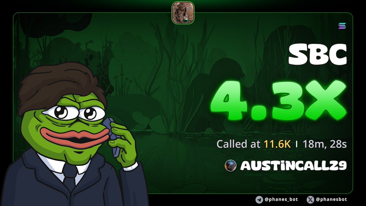 Austincallz03's tweet photo. 4.3x call on $SBC

ArV7g2VBDHTUvfJTwCPYzzPJRozHbdS94QigVPuFpump https://t.co/xPE50pKtIe