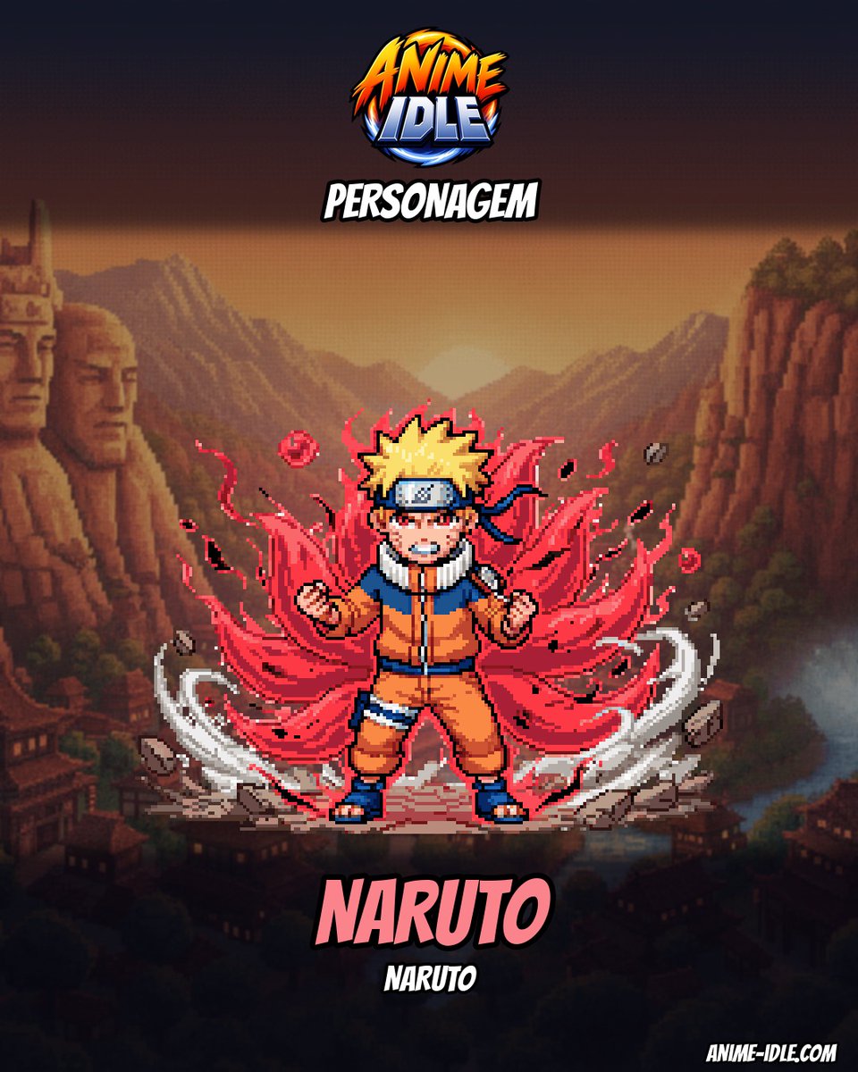 AnimeIdle_'s tweet photo. Personagem: Naruto (Naruto)

Órfão rejeitado pela Vila da Folha por carregar a Raposa de Nove Caudas, Naruto jurou virar Hokage para ser reconhecido. Nunca desistiu de ninguém, nem do Sasuke.

Jogue de graça no navegador, link na bio.
#AnimeIdle #Naruto https://t.co/XcFs21gTHy