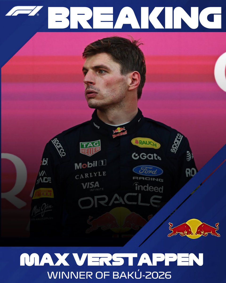 F1fakenewss's tweet photo. 🚨F1 vía instagram confirmó la victoria de max verstappen en bakú 2026 ¿el motivo? En la otra foto. https://t.co/eNPris6VJi