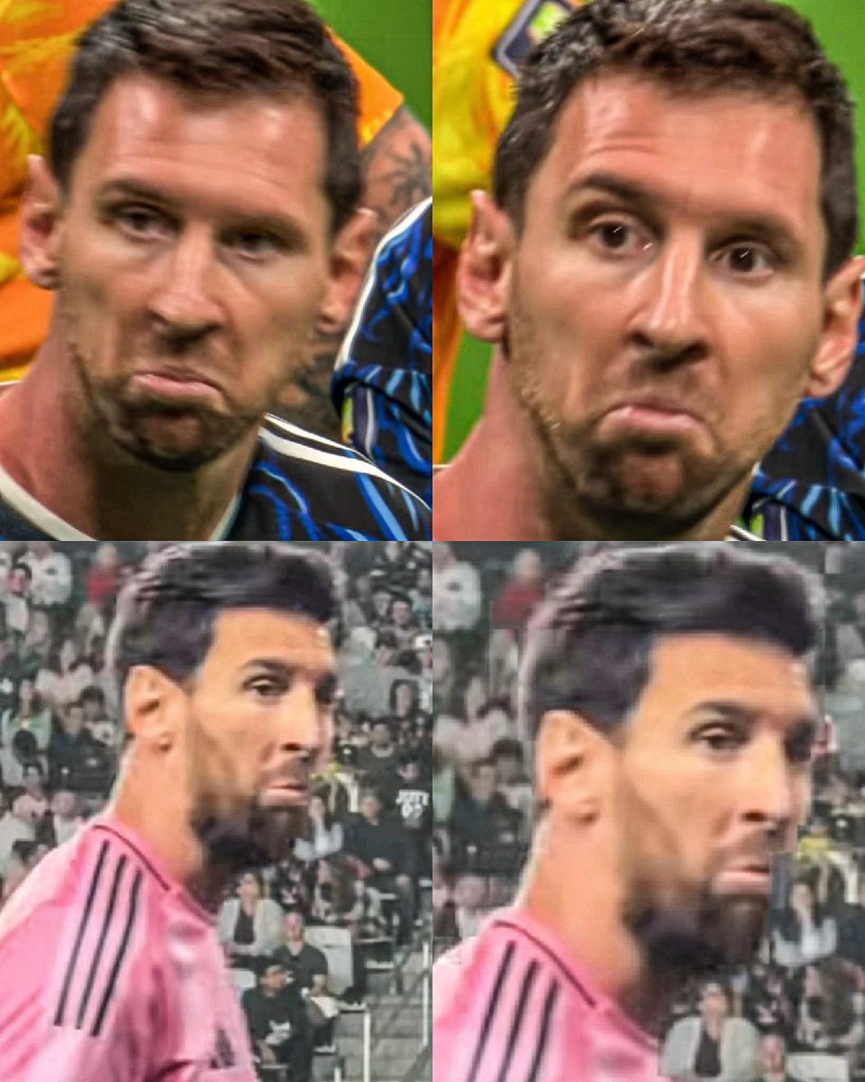 MotivacionesF's tweet photo. ¡PFFFF, CUANTA AURA!

Sabes que estás a punto de vivir la cúspide del fútbol mundial, cuando Messi hace este gesto.

Lo hizo ante Inglaterra, desde ese momento, dió una de las mejores exhibiciones en la historia de las Copas del Mundo firmando un doblete de asistencias, clasificando a la Final del Mundo.

Lo hizo con Inter Miami, después de ese momento, marcó un golazo de tiro libre, uno de los mejores goles de toda su carrera. Pasan los años, pero los rivales no aprenden, nunca debes hacer enojar al más grande de todos. No hagan enojar a Messi.

EL VERDADERO "RESPETEN LOS RANGOS".