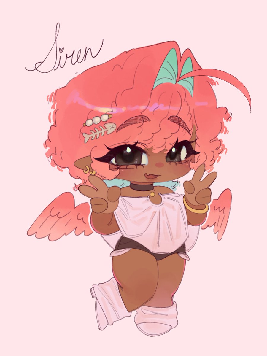 __maidforyou's tweet photo. @v0id_s3nt her names siren!! she's my PC !! she normally has short hair but in game, her hair is suuuper long!!! https://t.co/rA3XyYGR1D
