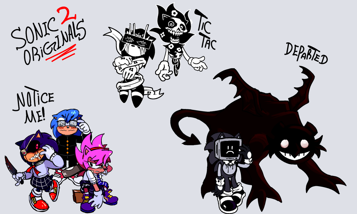 GenOverDraws's tweet photo. Sonic Originals²
A concept i made alongside @Ohaikou2  a while ago that didn't  make it too far into development

a Fun reinterpretation of the first 3 Originals Track's and "Semi-official" content,
There are no plans to pick the project back up
#art #execommunity #sonicoriginals https://t.co/caIBUoIiWr