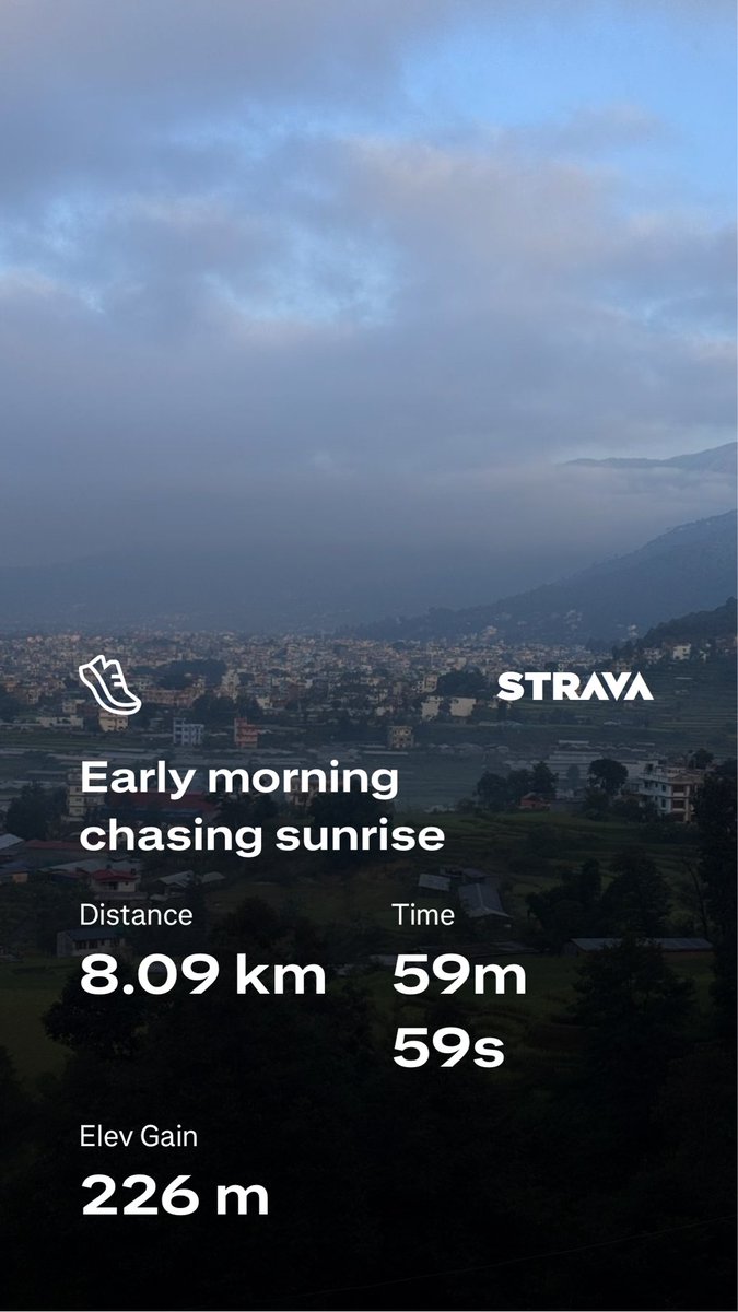 geturubson's tweet photo. Morning run chasing sunrise 🌅 https://t.co/aWUaIi231a